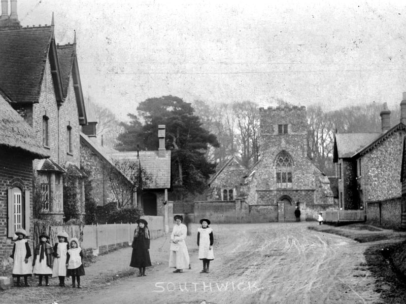 Southwick village at the turn of the last century. Little has changed today. Picture: costen.co.uk