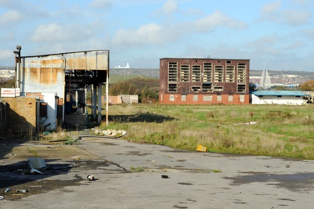 The now disused Portsmouth Greyhound Stadium at Tipner on 9th November 2011. Picture: Malcolm Wells 113975-6902