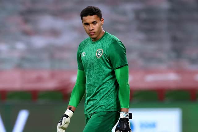 Gavin Bazunu chose Pompey over Ipswich, Charlton and Burton for a season-long loan. Picture: Brian Lawless/PA Wire.