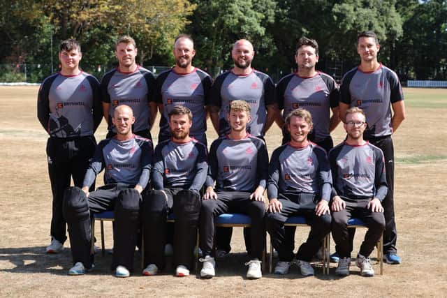 Double-chasing Portsmouth & Southsea line-up before  their T20 Plate win against Liphook.

Picture: Sam Stephenson.
