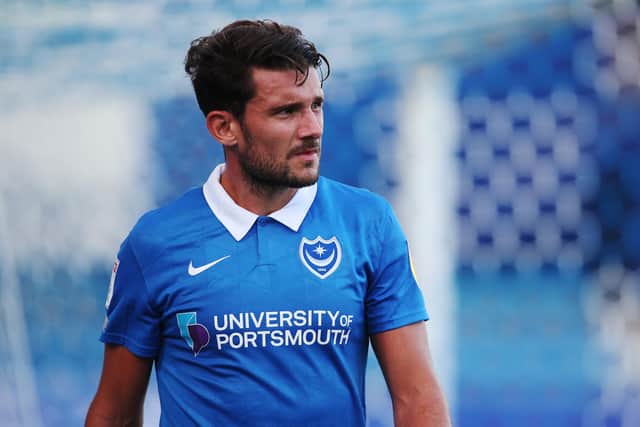 Pompey midfielder Gareth Evans