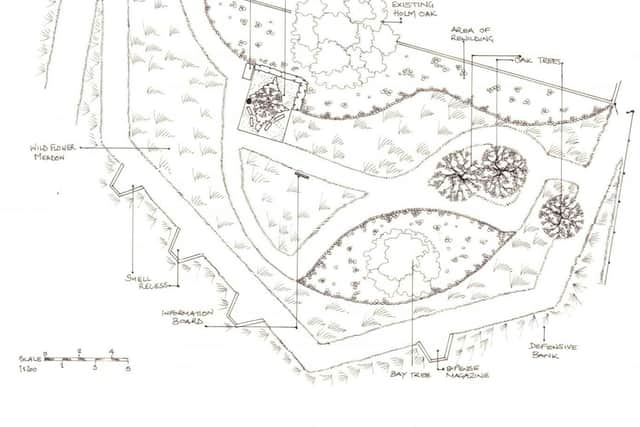 Bastion garden layout. Pic supplied