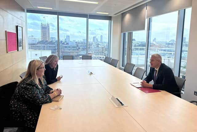 Dame Caroline Dinenage, Member of Parliament for Gosport, has met with the Secretary of State at the Department of Health and Social Care, Steve Barclay, to discuss her campaign for a Childhood Cancer Mission.