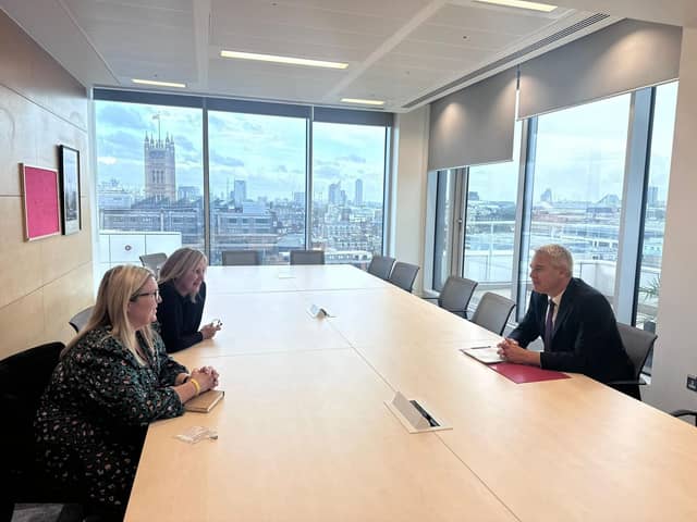 Dame Caroline Dinenage, Member of Parliament for Gosport, has met with the Secretary of State at the Department of Health and Social Care, Steve Barclay, to discuss her campaign for a Childhood Cancer Mission.