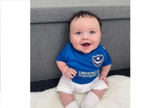 Baby Hudson is in the Southampton paediatric intensive care unit at Southampton Children's hospital, on a life support machine. Picture: Levi Allen.