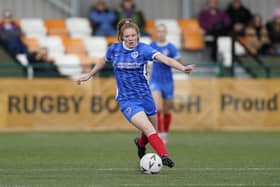 Sophie Quirk put in a starring role in Pompey Women's 2-1 FA Cup defeat to rivals Southampton. Picture: Jason Brown