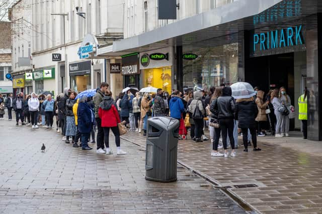 Pictured: GV of Commercial Road, Portsmouth on 12 April 2021

Picture: Habibur Rahman