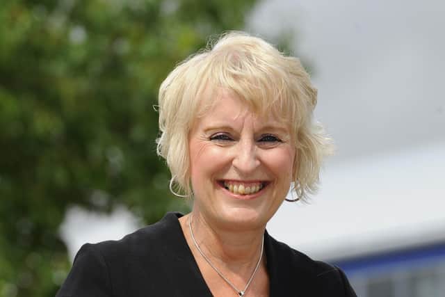 Horndean Technology College Headteacher, Julie Summerfield
Picture by:  Malcolm Wells (180823-1124)