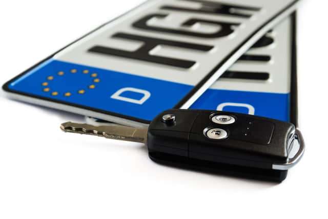 Number plate thefts have been climbing in the Havant area and parts of Hampshire. Picture: barnaba - stock.adobe.com.