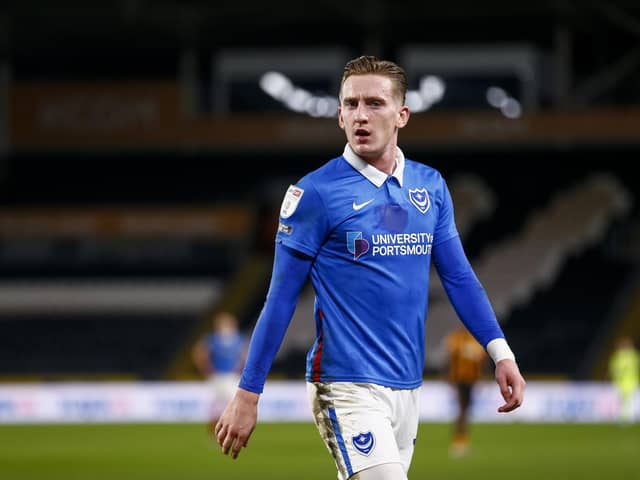 Ronan Curtis missed Pompey's FA Cup trip to Bristol City amid coronavirus fears. Picture: Daniel Chesterton/phcimages.com