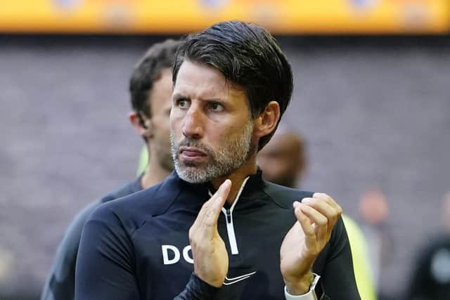 Danny Cowley at Newport tonight