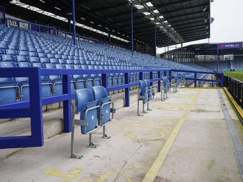A new-look North Stand Lower was part of the £12m refurb.