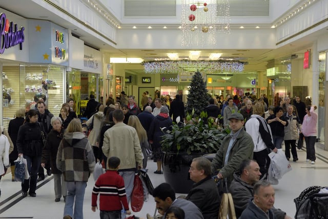 Birthdays and M&S were among the retailers within the shopping centre pictured here in 2007