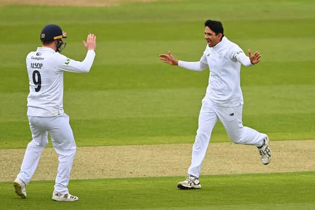 Mohammad Abbas picked up nine wickets for Hampshire in their Championship win over Gloucestershire at The Ageas Bowl. Picture: Dan Mullan/Getty Images