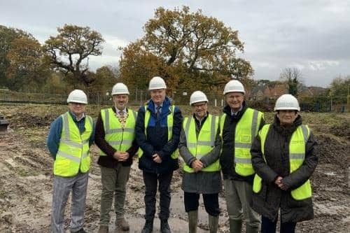 Fareham Housing has announced a new housing development which will consist of nine new flats. 
Pictured: The development work has commenced.