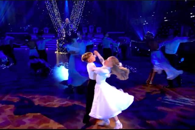 Pebble-Rose Spratt and Luca Ivanets 
Picture: BBC
