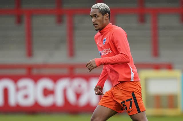 Pompey defender Haji Mnoga