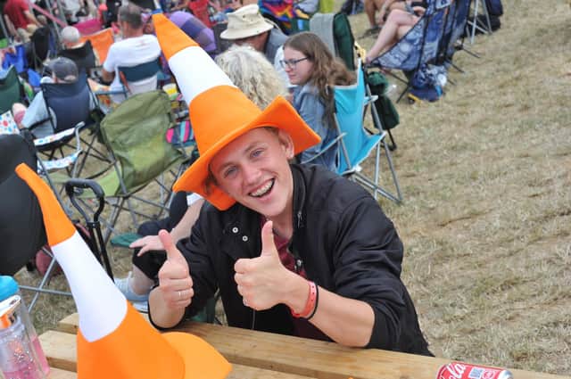 A young reveller at Wickham Festival Picture: Paul Windsor