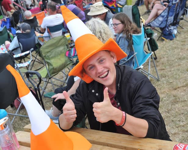 A young reveller at Wickham Festival Picture: Paul Windsor
