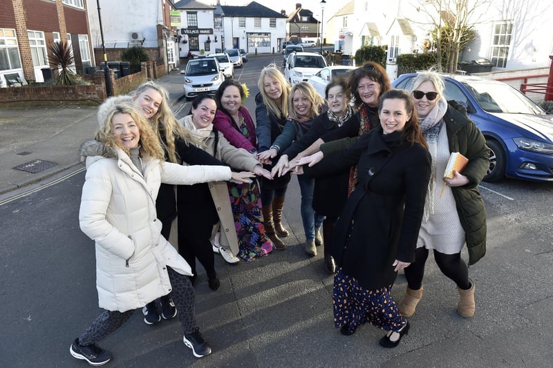 Alverstoke village has a high percentage of female business owners.
Pictured is: Just some of the business owners in Alverstoke village.
Picture: Sarah Standing (180124-5227)