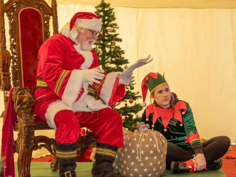 Pictured - Santa's Grotto