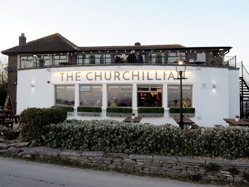 The Churchillian along Portsdown Hill Road.