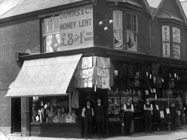 Downs & Co pawn shop was located at 157 to 161 Kingston Road. As well as exchanging goods for cash, money was also lent.
