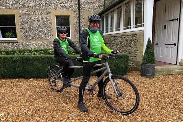 Max and Ken Ross took on the T21 challenge to raise funds for Portsmouth Down Syndrome Association, November 2020.