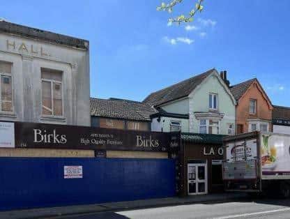 The former Birks of Fareham site. Photo: Fareham Borough Council