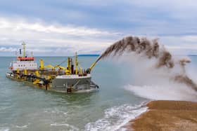 The dredging vessel Sospan Dau. Picture: Portsmouth City Council.