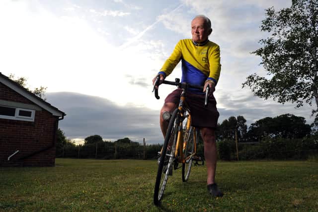 Chris Davies cycled more than 900,000 miles in his lifetime. Picture: Steve Reid