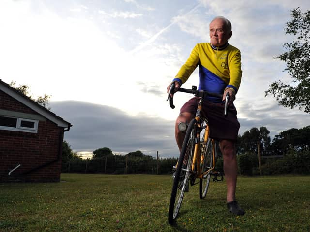 Chris Davies cycled more than 900,000 miles in his lifetime. Picture: Steve Reid