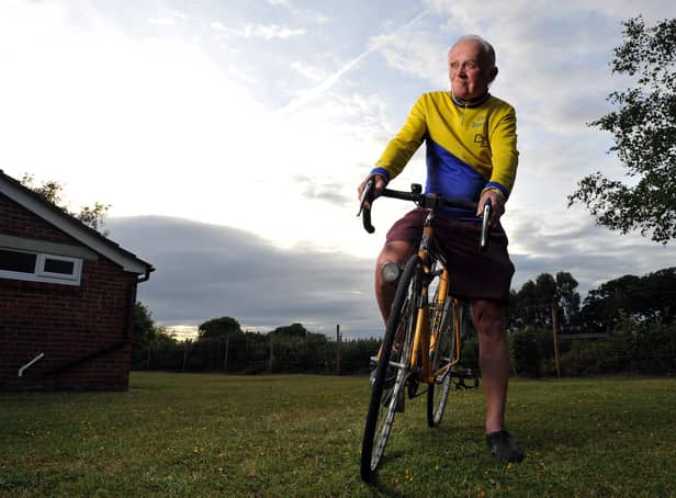 Chris Davies cycled more than 900,000 miles in his lifetime. Picture: Steve Reid