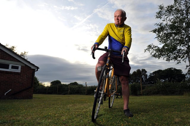 Chris Davies cycled more than 900,000 miles in his lifetime. Picture: Steve Reid