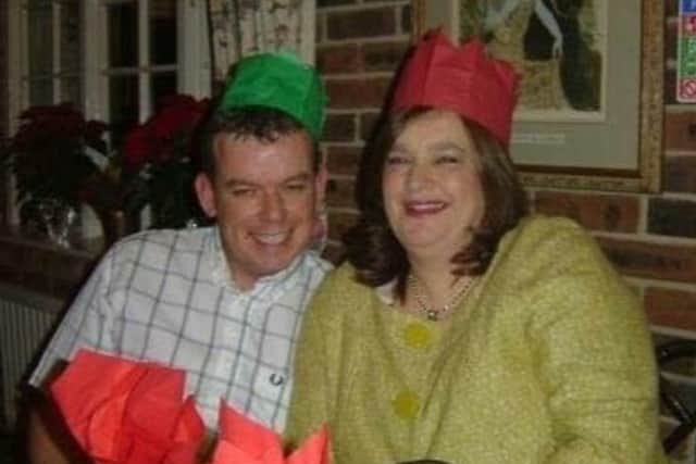Jackie Goddard is going to be taking part in the London Marathon to raise money for pancreatic cancer in memory of her brother who died ten years ago. 
Picture credit: Jackie Goddard