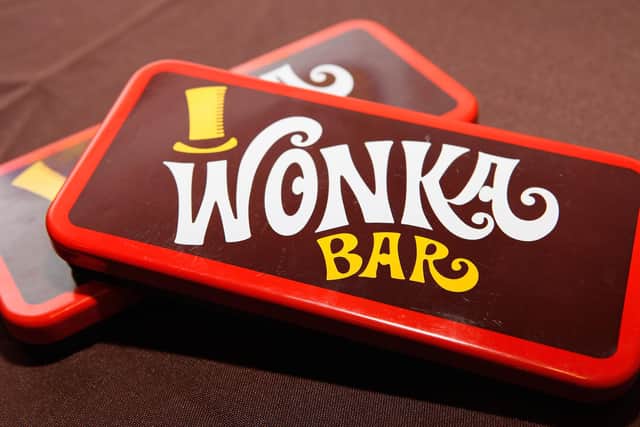 The Food Standards Agency has warned counterfeit Wonka Bars being circulated in the UK 'could be unsafe to eat'. Pictured is a real Wonka Bar at the 40th Anniversary of Willy Wonka & The Chocolate Factory at Jacques Torres Chocolates on October 18, 2011, in New York City.  Picture: Cindy Ord/Getty Images)
