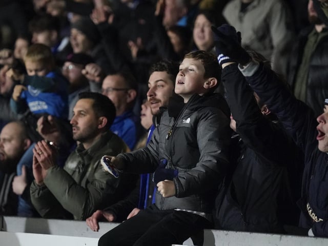 1,164 Pompey fans made the midweek trip to Burton Albion's Pirelli Stadium