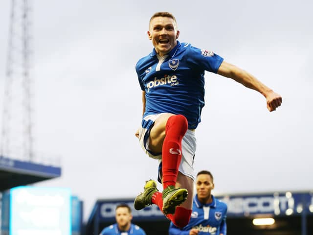 Caolan Lavery scored four goals in 12 games for Pompey. Picture: Joe Pepler