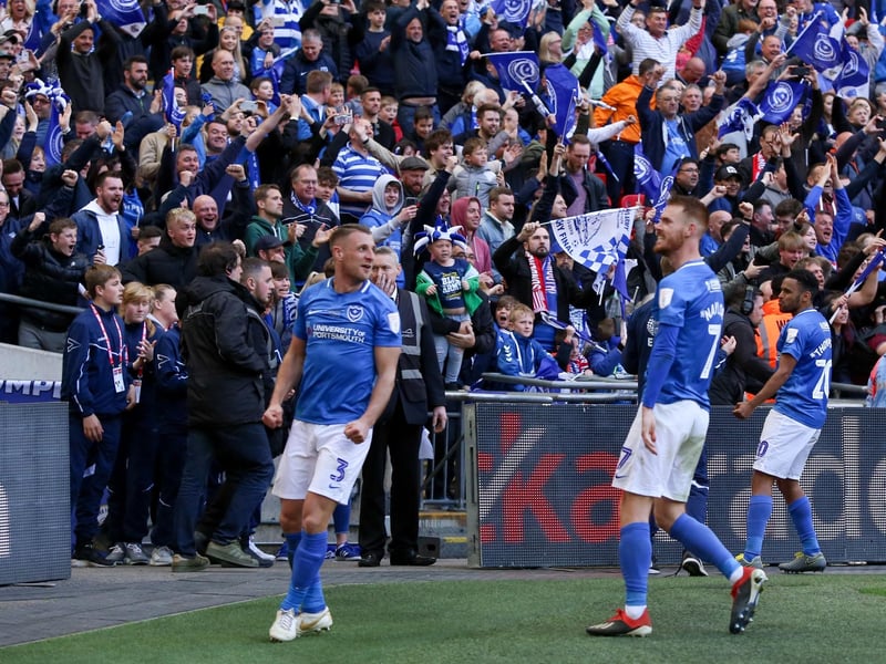 More than 40,000 Pompey fans saw the Blues beat Sunderland on penalties in the 2019 Checkatrade Trophy final