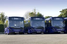 The Eclipse bus service between Fareham and Gosport is 10 years old