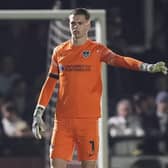 Josh Griffiths has revealed he is yet to talk to new West Brom boss Carlos Corberan over his Pompey future.