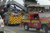 The fire service and ambulance service at Fareham train station on October 1. Picture: Stuart Vaizey