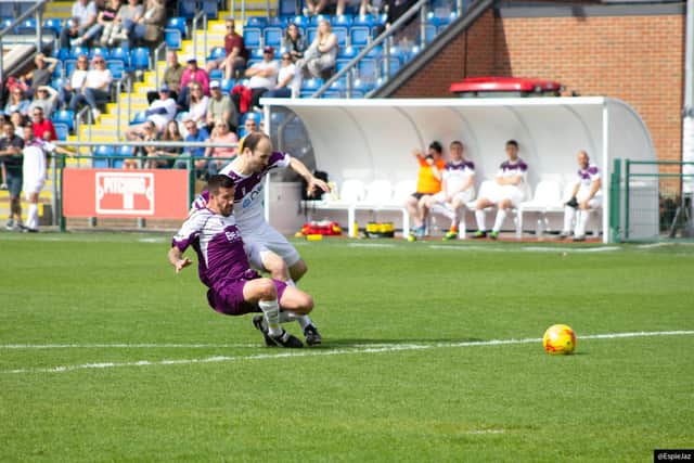 On the pitch. Picture: Espiejaz
