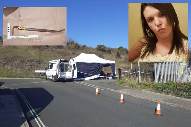 Police investigating the death of Kayleigh Dunning, and the crowbar found by police in the investigation