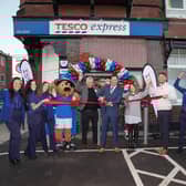 A new Tesco Express has opened in St George's Road, Old Portsmouth on Wednesday 15th November 2023

Pictured: MP Stephen Morgan with staff outside the Tesco Express store with Nelson the Pompey mascot marking the opening of the store

Picture: Habibur Rahman