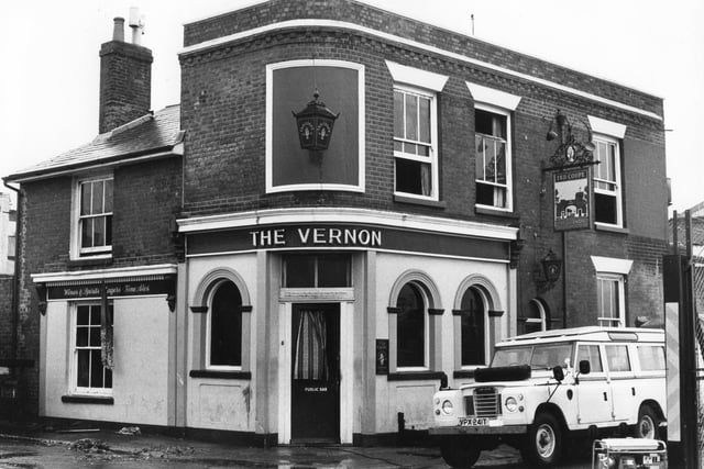 The Vernon Public House at Flathouse Quay, the scene of a murder and fire in March 1985. The News PP1221
