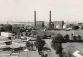 The 300ft chimneys that once delivered steam from the power station over the city. The former Portsmouth power station from Cambridge Road.