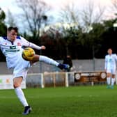 Gosport forward Ryan Pennery is a doubt to face Farnborough after missing the midweek trip to Hendon through illness Picture: Tom Phillips