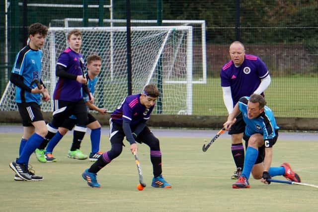 Owen Barnes in action for Portsmouth 2nds against Swanage.