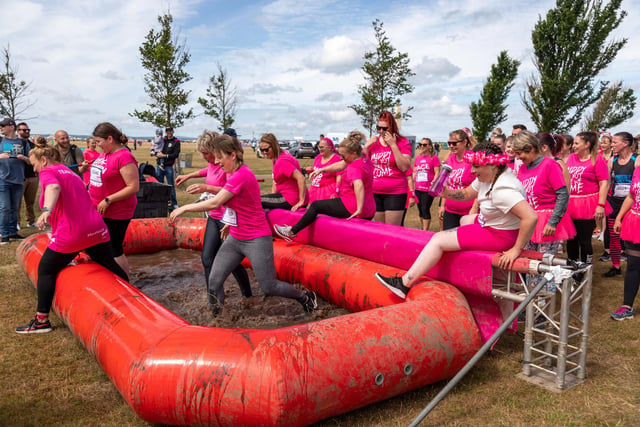 Getting dirty at the Pretty Muddy event